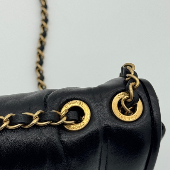 Chanel Lambskin Diana Puffy Flap Bag GHW - Picture 12 of 16